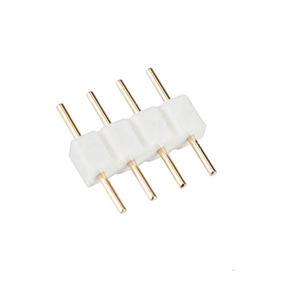 Złączka do taśmy LED 4 pin wtyk dwustronny | LVT