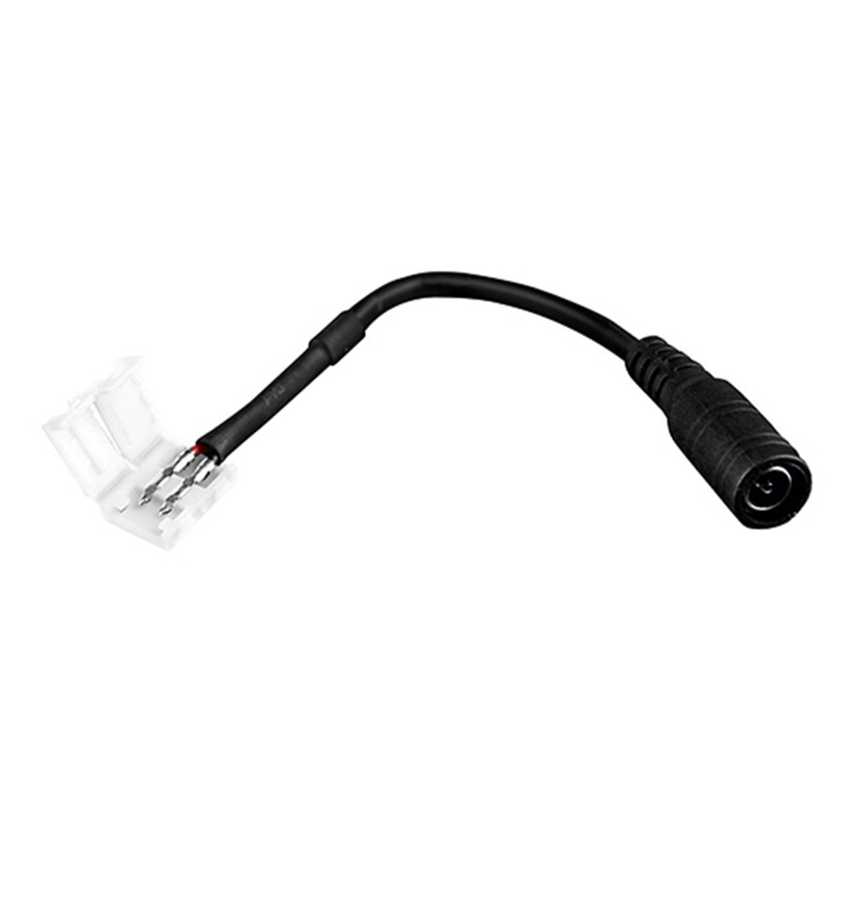 Złączka do taśmy LED 10mm zatrzaskowa z kablem DC | LVT