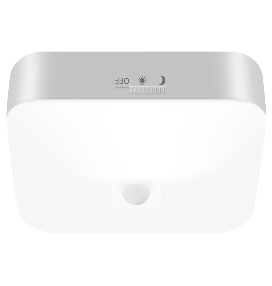 Lampa LED Akumulatorowa Pixo PIR biała plafon | LVT