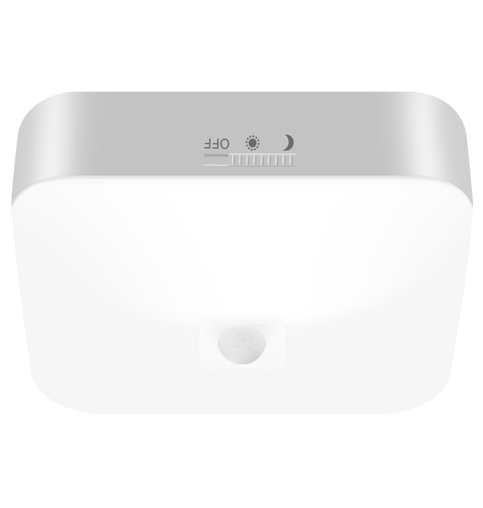 Lampa LED Akumulatorowa Pixo PIR biała plafon