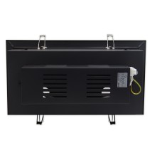 Oprawa halogenowa AR111 GU10 ruchoma podwójna czarna