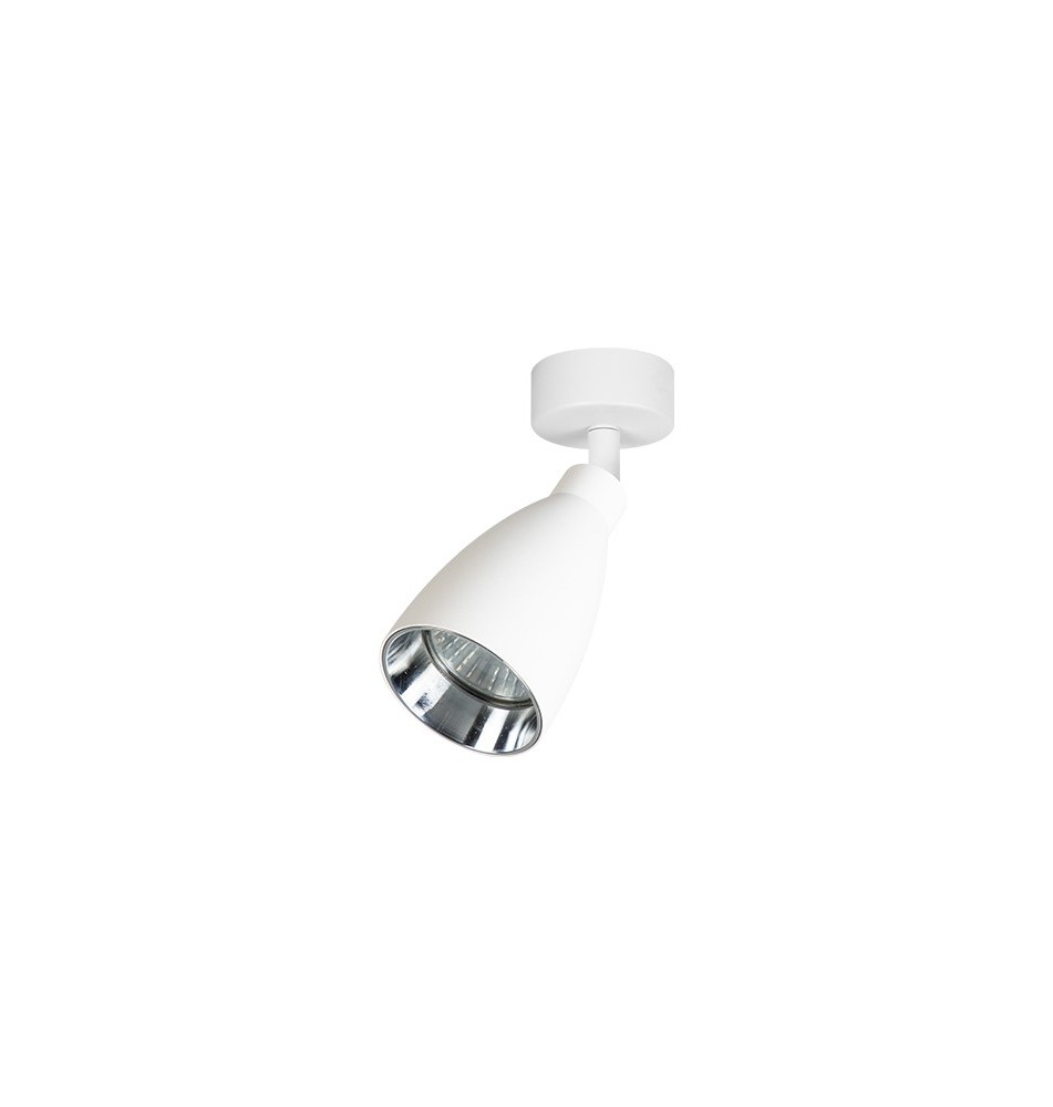 Kinkiet GU10 LED Helis ruchomy x1 biały + chrom | LVT