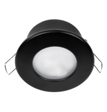 Oprawa halogenowa IP44 okrągła czarna + GU10 | LVT