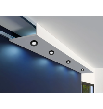 Oprawa halogenowa IP44 okrągła czarna + GU10