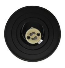 Oprawa natynkowa GU10 okrągła 96x125 ruchoma czarna