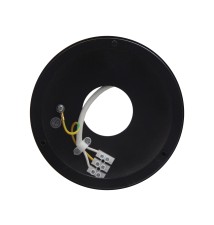 Oprawa natynkowa AR111 okrągła 139x100 czarna ruchoma