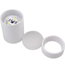 Oprawa natynkowa LED 5W 4000K okrągła biała 60x100