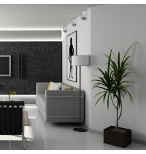 Oprawa natynkowa LED 5W 4000K okrągła biała 60x100