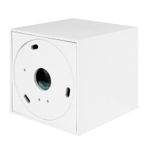 GU10 Surface-Mounted Square Light Fixture, 80x80x84, Adjustable, White | LVT