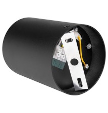 Oprawa natynkowa GU10 okrągła 96x125 ruchoma czarna