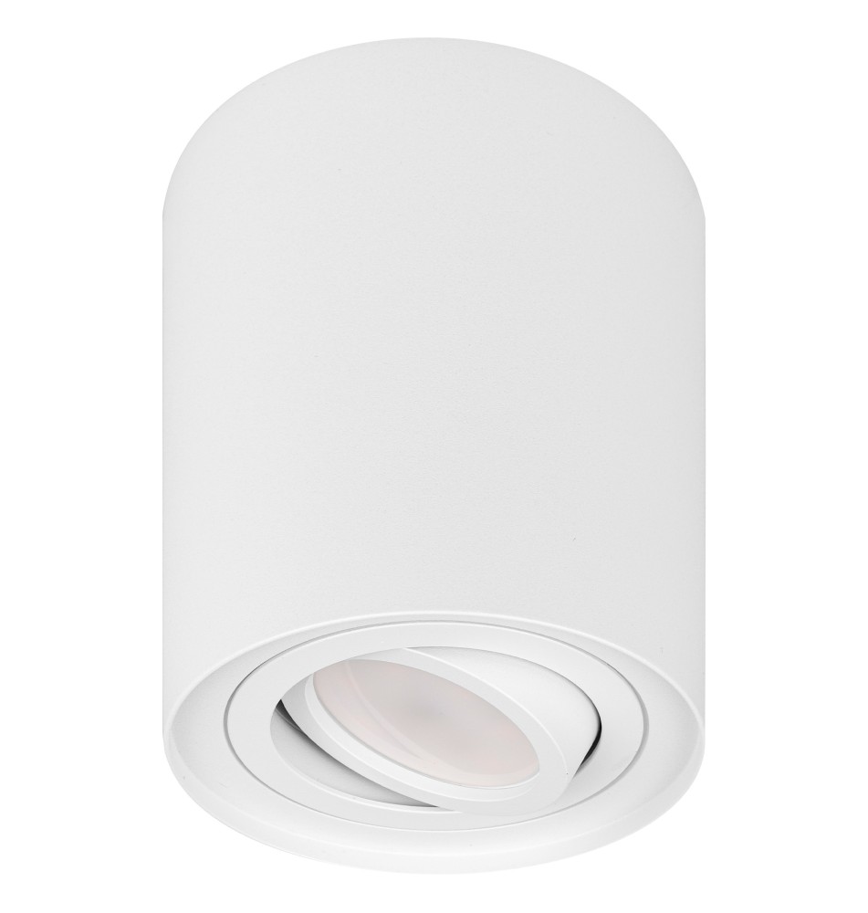 Oprawa natynkowa GU10 okrągła 96x125 ruchoma biała