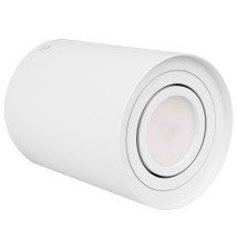 Oprawa natynkowa GU10 okrągła 96x125 ruchoma biała