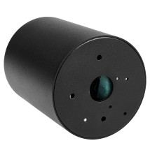 Oprawa natynkowa GU10 okrągła 80x100 akryl czarna