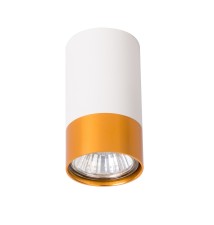 Oprawa natynkowa GU10 Klemens 55mm biała złota