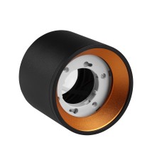 Oprawa natynkowa GX53 Golda okrągła czarna + złota