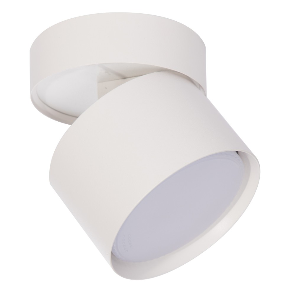 Apilo GX53 Round White Surface-Mounted Light Fixture | LVT