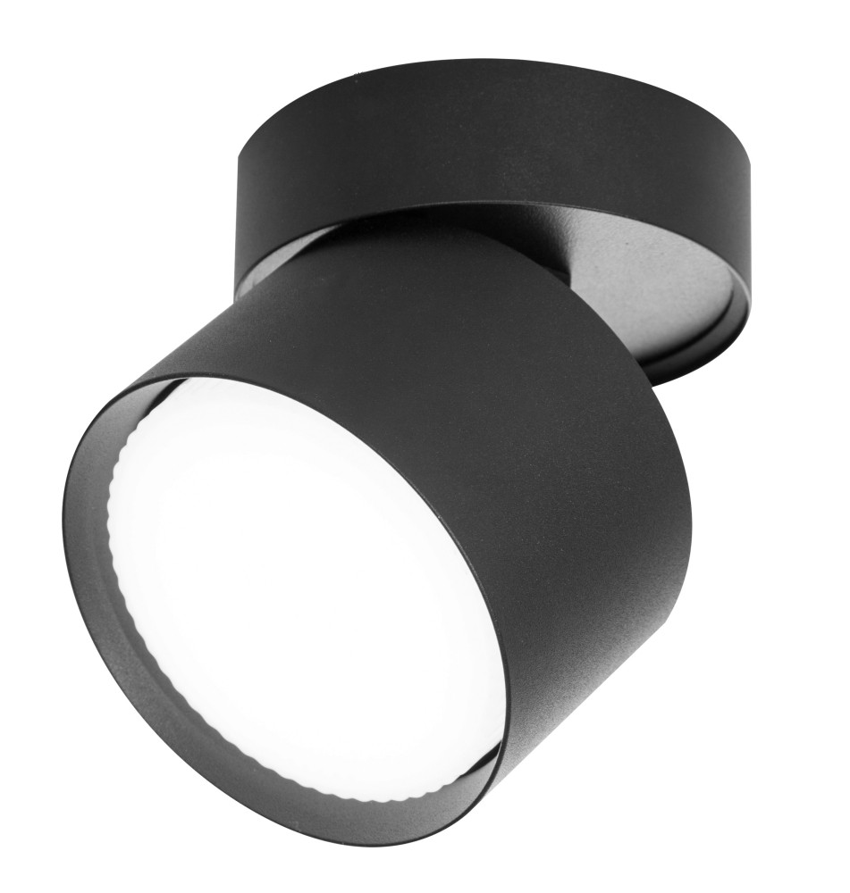 Oprawa natynkowa GX53 Apilo okrągła czarna