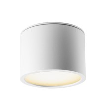 Grandi GX53 IP54 Round White Surface-Mounted Light Fixture | LVT