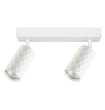 Kinkiet GU10 LED Glamour ruchomy x2 biały | LVT