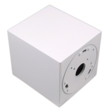 GU10 Surface-Mounted Square Light Fixture, 80x80x90, Adjustable, White | LVT