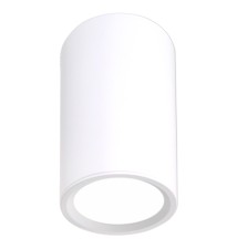GU10 Round Surface-Mounted Light Fixture, 56x100, Fixed, White | LVT