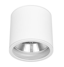 AR111 Round Surface-Mounted Light Fixture, 114x118, IP44, White | LVT