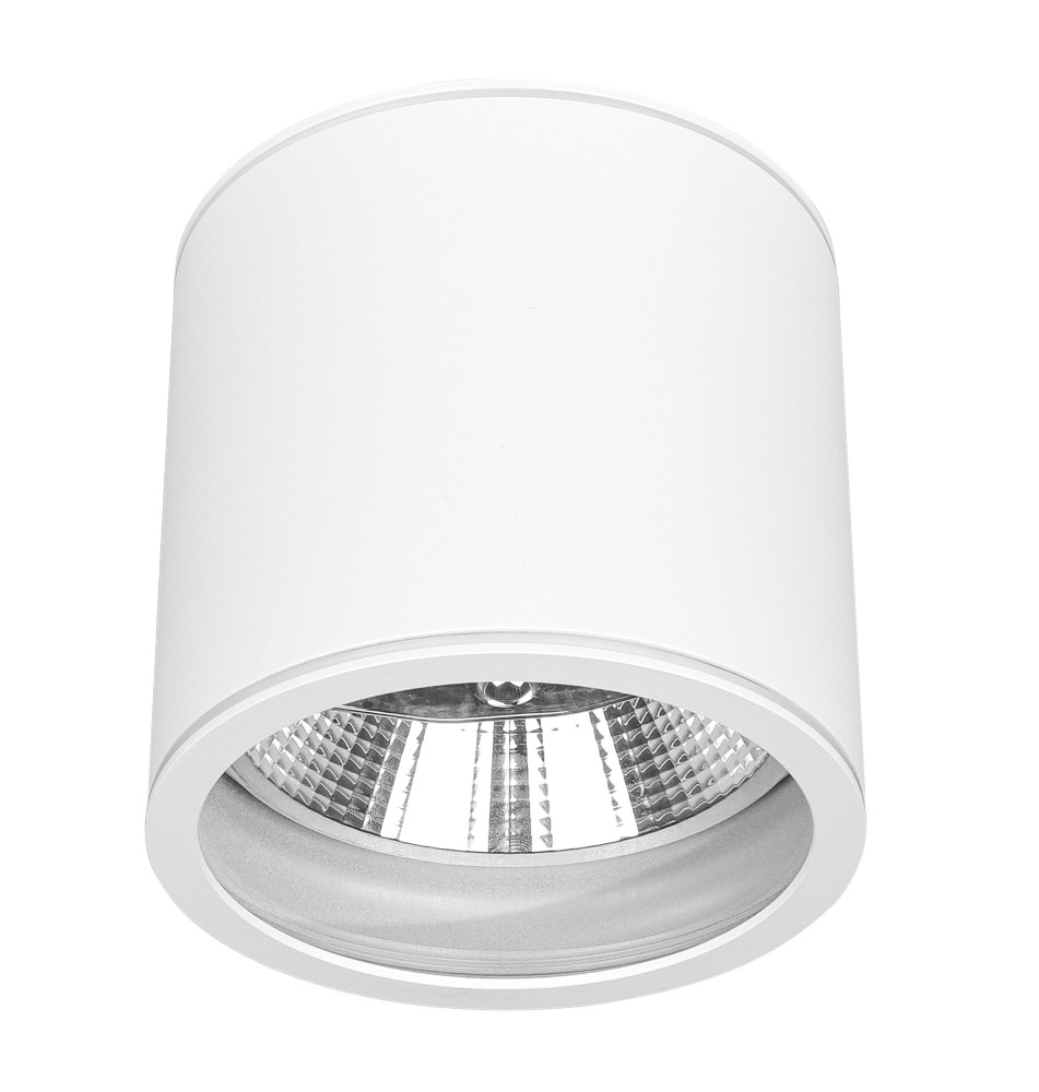 Oprawa natynkowa AR111 okrągła 114x118 IP44 biała