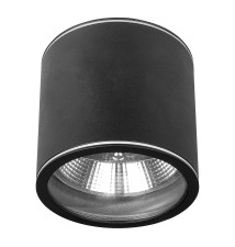 Oprawa natynkowa AR111 okrągła 114x118 IP44 czarna | LVT