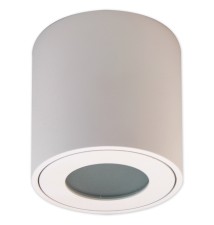 Oprawa natynkowa IP54 GU10 okrągła 80x84 biała | LVT
