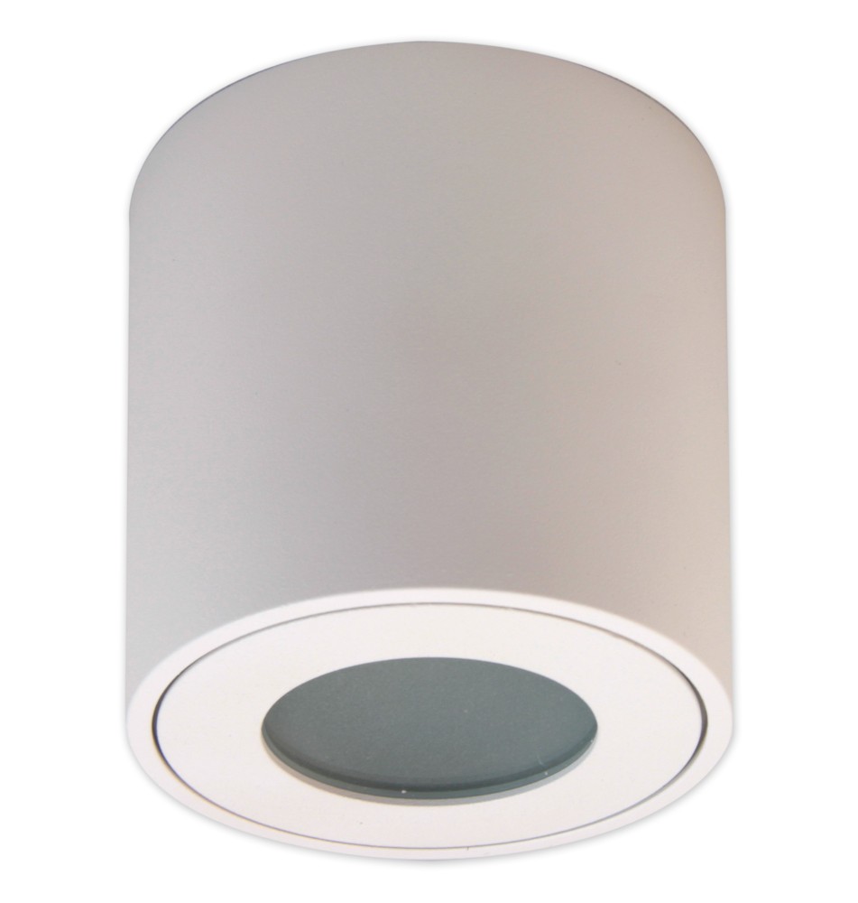 Oprawa natynkowa IP54 GU10 okrągła 80x84 biała