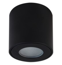 Oprawa natynkowa IP54 GU10 okrągła 80x84 czarna | LVT