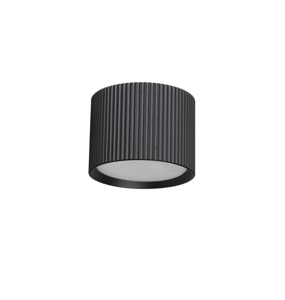 Oprawa natynkowa GX53 Gisele okrągła czarna