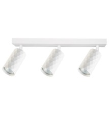 Kinkiet GU10 LED Glamour ruchomy x3 biały | LVT