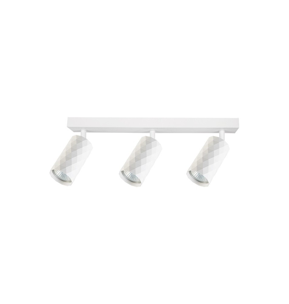 Kinkiet GU10 LED Glamour ruchomy x3 biały | LVT