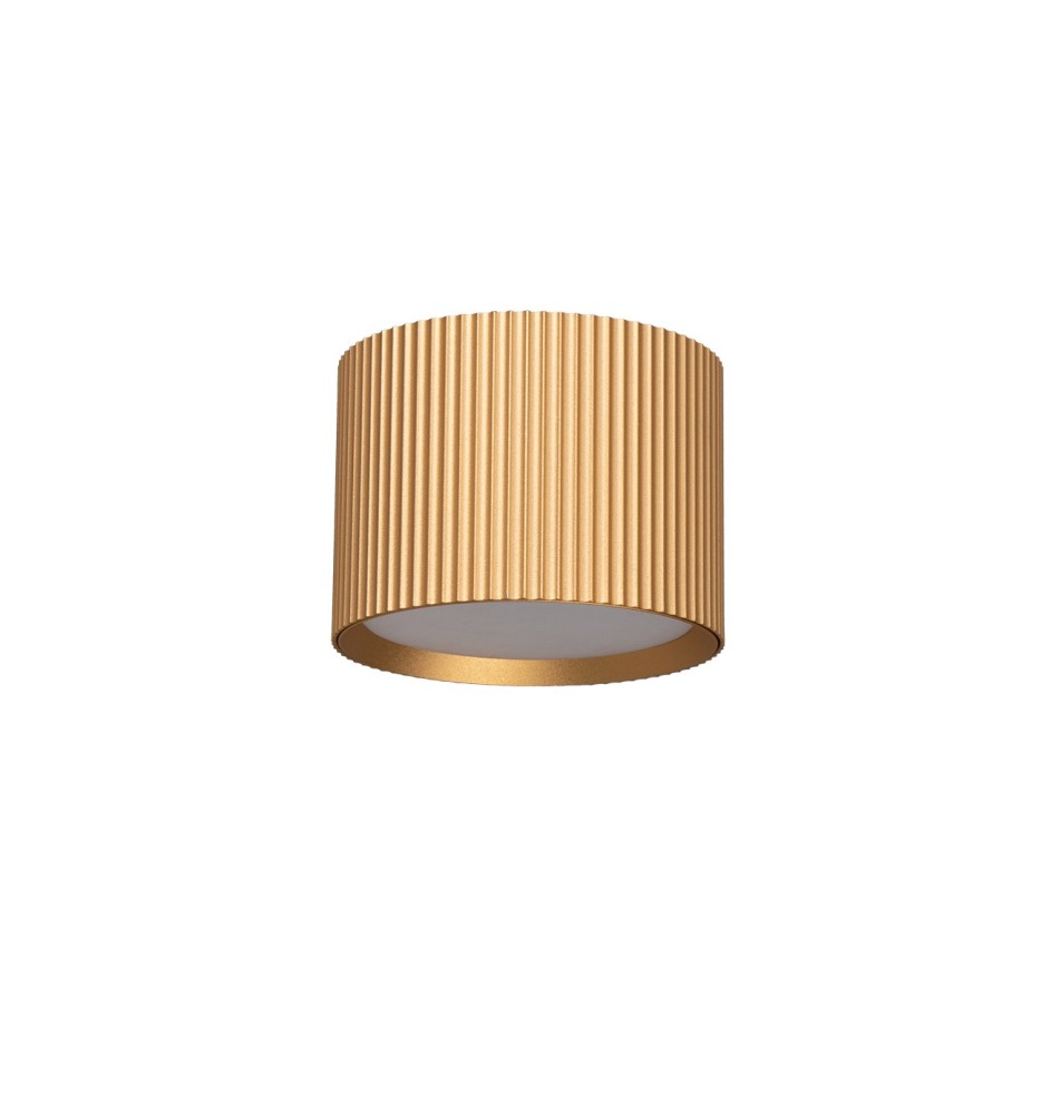 GX53 Gisele Round Gold Surface-Mounted Light Fixture | LVT