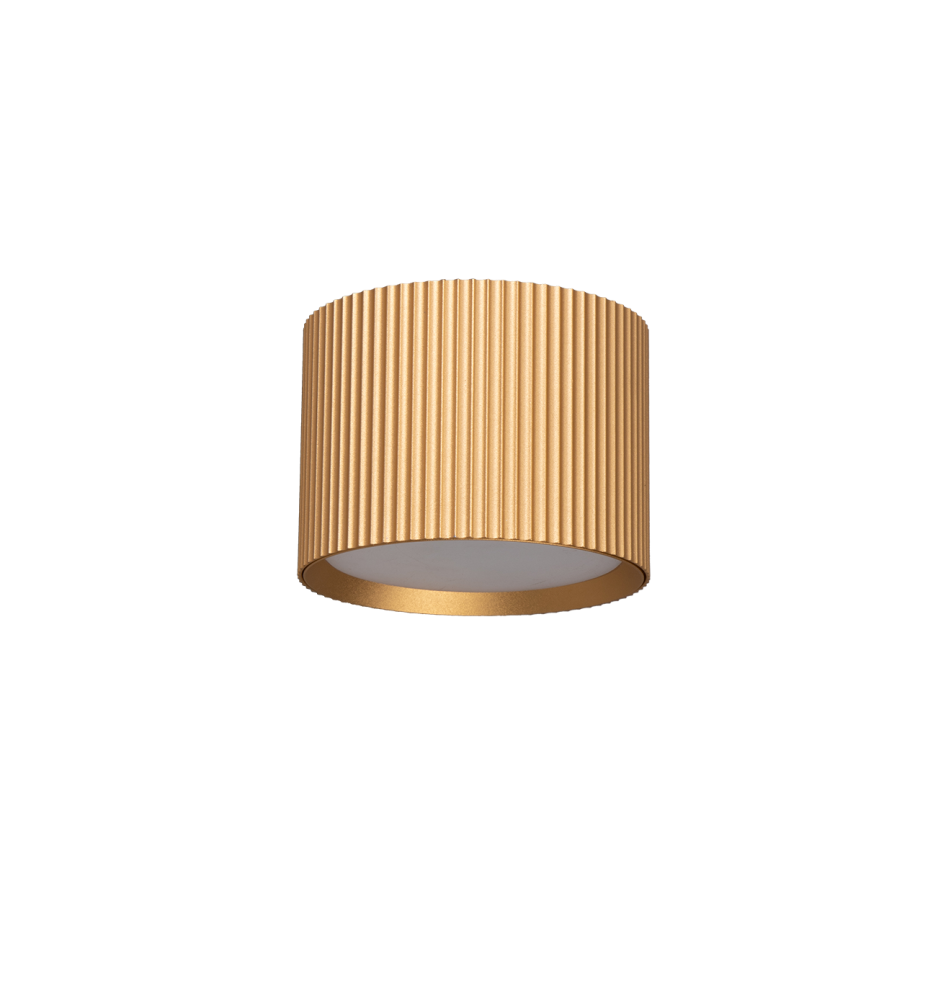 Oprawa natynkowa GX53 Gisele okrągła złota