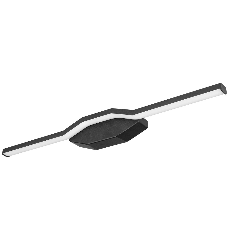 Mila IP20 LED Wall Sconce, 50 cm, 10 W, 4000 K, Black | LVT