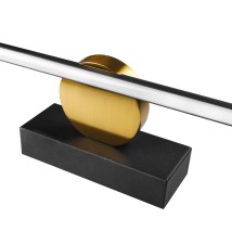 Santo 60 cm 12 W 4000 K Black IP20 LED Wall Sconce | LVT