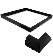 Surface-Mount Frame for 600x600 LED Panel, Black | LVT