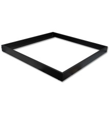 Ramka natynkowa do panelu LED 600x600 Czarna | LVT