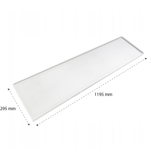 Panel LED 295x1195 40W Fixo Biały 4000K