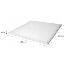 595x595 40W Lumio 4000K White LED Panel | LVT