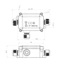 Złącze hermetyczne IP65 1/2 typ 1