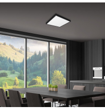 Panel LED nastropowy 600x600x38mm 40W czarny