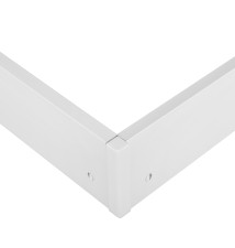 Ramka natynkowa do panelu LED 300x1200 Biała 43mm | LVT