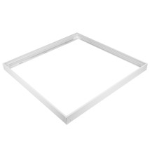 Ramka natynkowa do panelu LED 600x600 Biała 43mm | LVT
