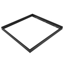 Ramka natynkowa do panelu LED 600x600 Czarna 43mm