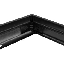 Ramka natynkowa do panelu LED 600x600 Czarna 43mm