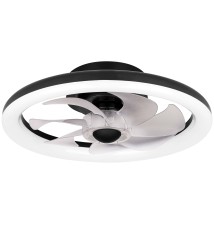 Plafon Led Flip 36W+15W 3CCT wentylator 40cm czarny