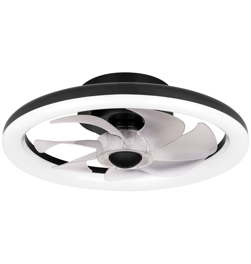 Plafon Led Flip 36W+15W 3CCT wentylator 40cm czarny